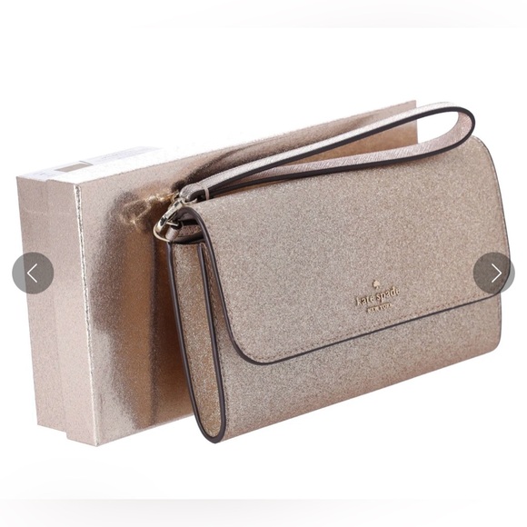 Kate Spade Glitter Clutch - Gold - Picture 12 of 12